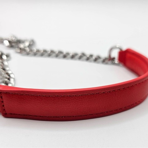 Versace Jeans Couture Red Logo Shoulder Bag - Picture 13 of 14